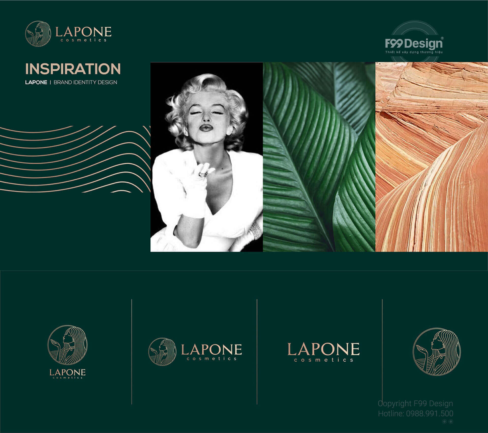 Thiết kế logo theo chiều ngang dọc