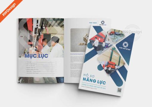 Thiết kế hồ sơ năng lực kim khí Vũ Gia