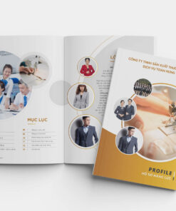 Thiết kế hồ sơ năng lực may mặc Toàn Hưng