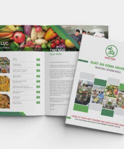 Thiết kế profile suất ăn công nghiệp Hoài Anh